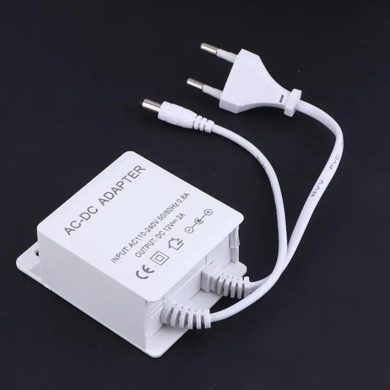 DC 12V 2A Waterproof EU Plug Power Adapter for CCTV & NVR
