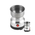 Mini Electric Grinder 300ml Ultrafine Pulverizer for Baby Food Coffee Spice Pepper Grain Mill with 2/4 Blades for Household Use Zpaxo Light Grey EU