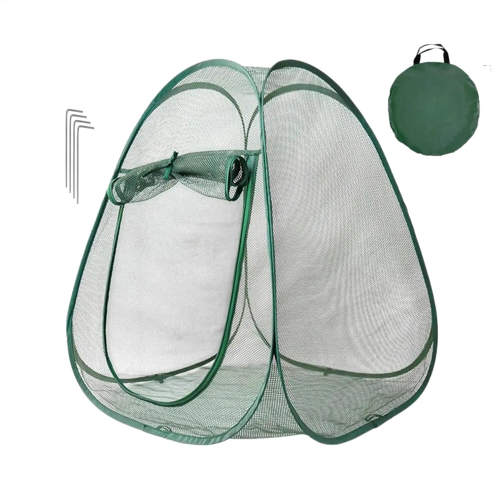 Mesh Plant Cover Popup Garden Net 72x72x82cm Portable Crop Cage