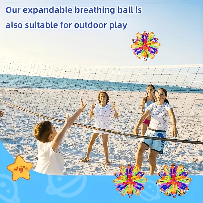 Foldable Expandable Magic Breathing Ball Toy Children Adults