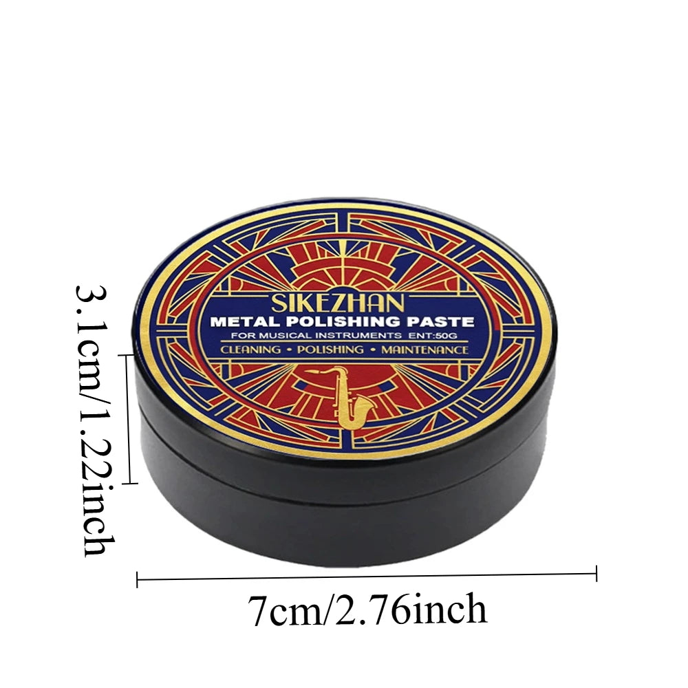 50g Metal Polishing Paste – Brass, Steel & Instrument Polish Metal Polishing Paste Zpaxo