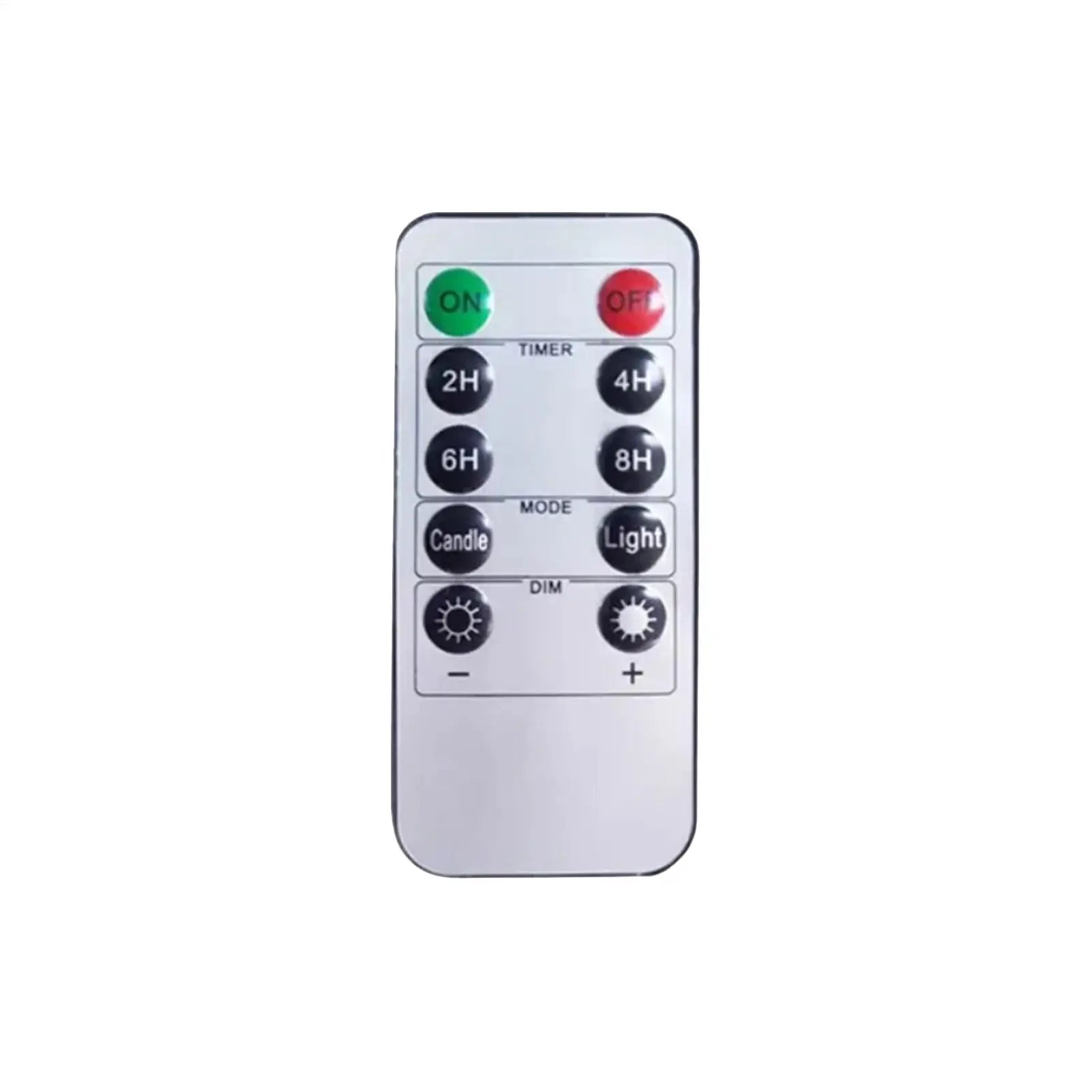 Flameless Candles Remote 3 Flickering Tree Stump LED Decor Timer