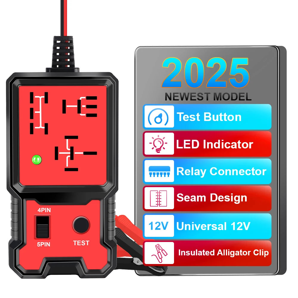 Car Battery Checker Accessories Voltage Tester Indicator Light