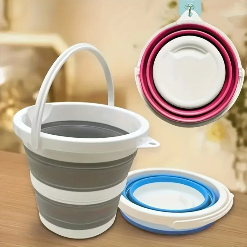 Collapsible Multi-use Bucket Space-saving Foldable Design Car Washing
