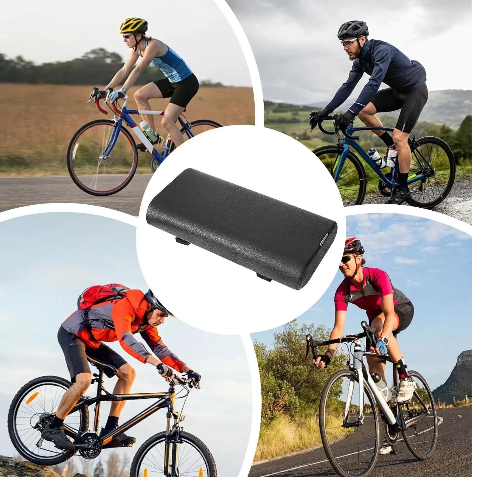Cycling Back Seat Cushion Soft Quick Release Rear Mount Manned Single
