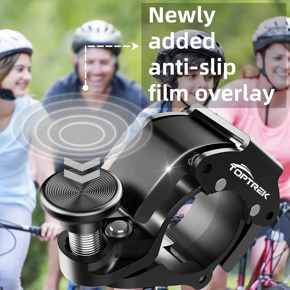 Stainless Bicycle Bell Ring MTB Cycling Horn Bike Bell Handlebar Crisp Sound Horn for Bicycle Safety Electric Bike Accessories Zpaxo