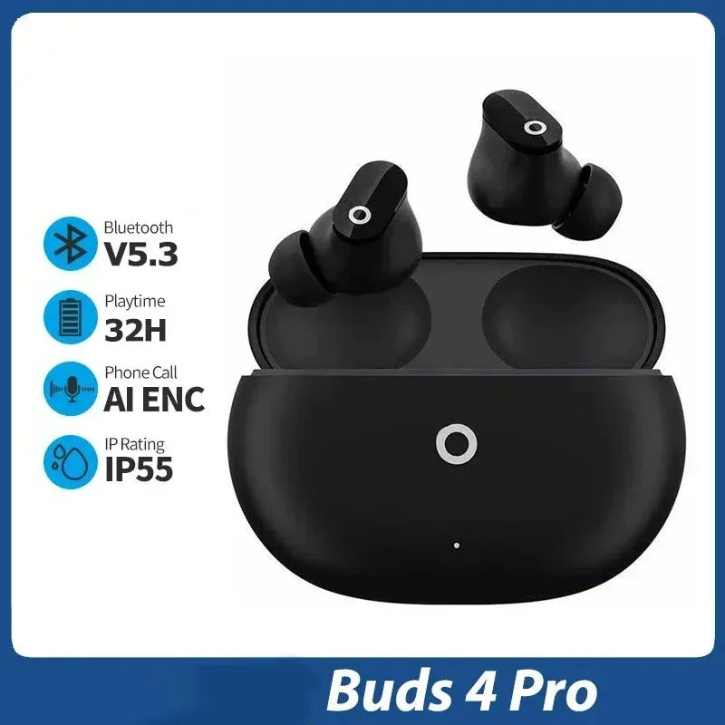 Buds 4 Wireless Earbuds Bluetooth Earphones Noise Reduction