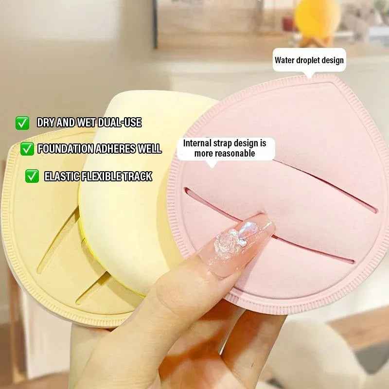 Super Thick Makeup Puff Waterdrop Wet Dry Dual Use Soft Cosmetic Puff Air Cushion Foundation Concealer Makeup Sponge Beauty Tool Zpaxo