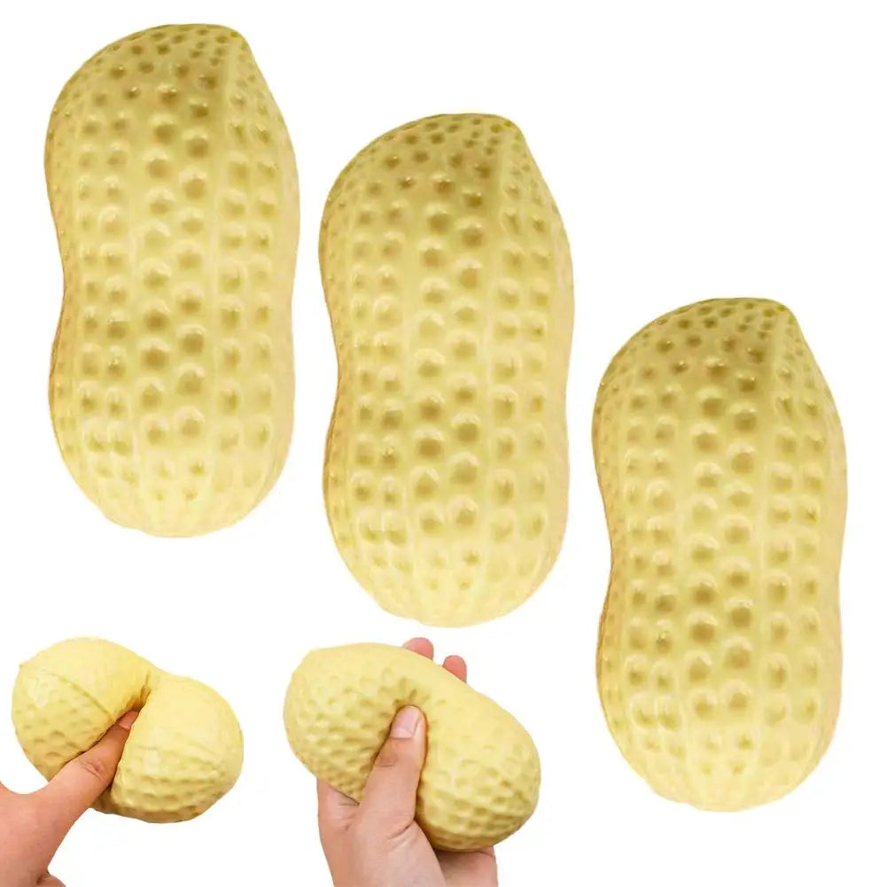 Peanut Stress Relief Squeeze Toy – ADHD & Autism Sensory Fidget Sensory Fidget Toy Zpaxo 2pcs