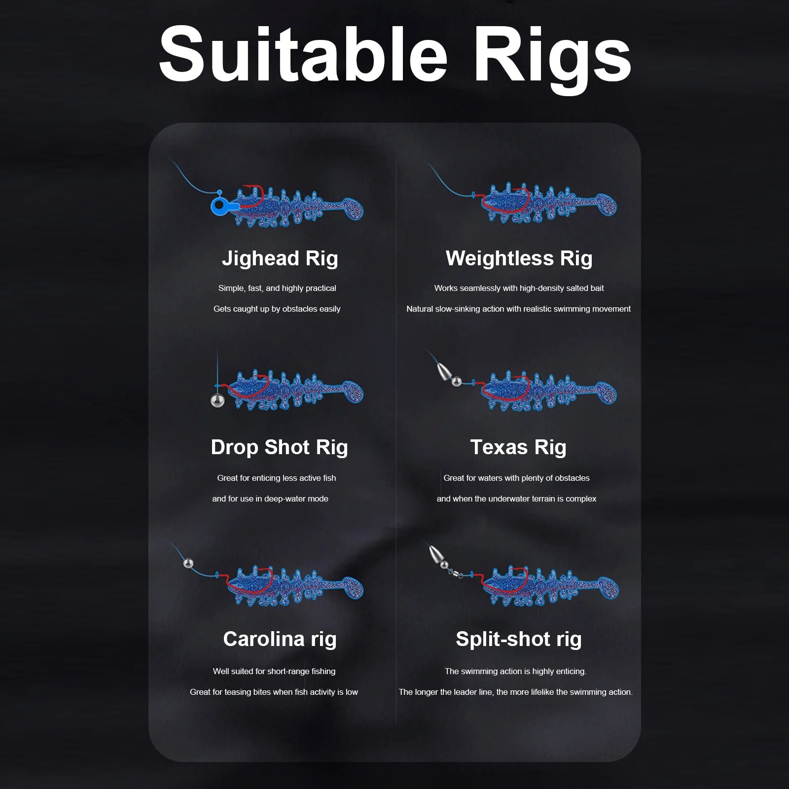 Soft Plastic Fishing Lure Lightweight Paddle Tail Swimbaits TPE