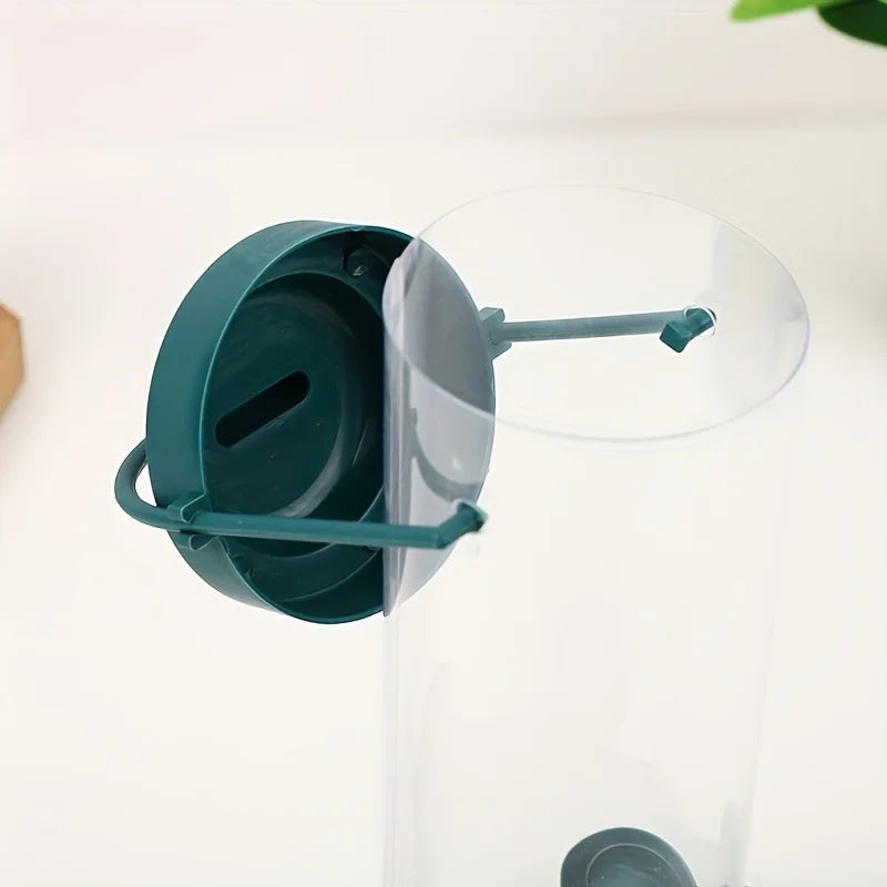 Plastic Bird Feeder Outdoor Hanging Food Dispenser Multiple Feeding Zpaxo
