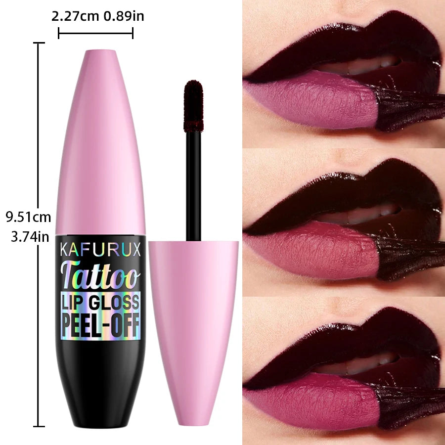 7 Colors Blading Lip Gloss Peel Long Lasting Waterproof Liquid