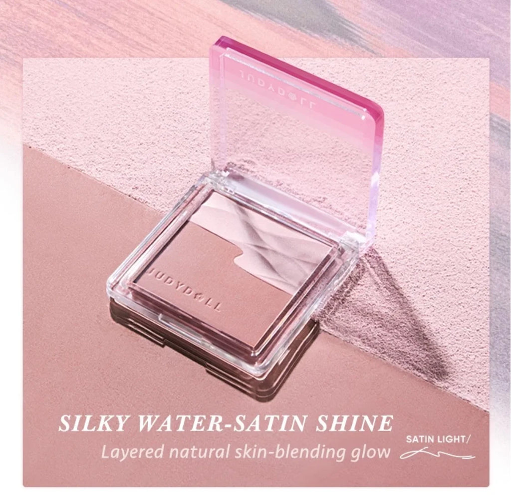 Judydoll Water Satin Glow Blush Layered Water-satin Blends Vivid Zpaxo