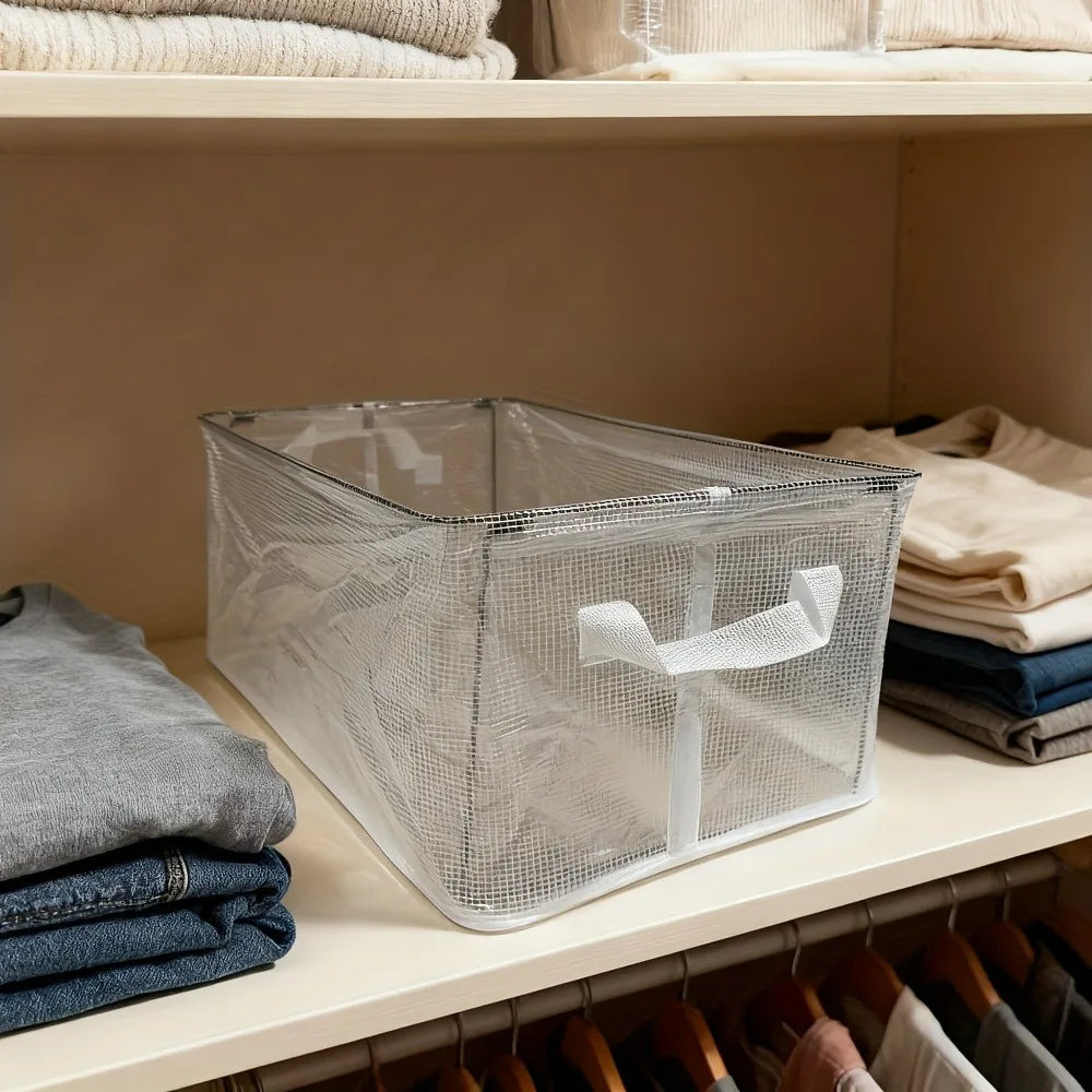 Foldable Storage Drawer Wardrobe Portable Bins Space-saving Closet