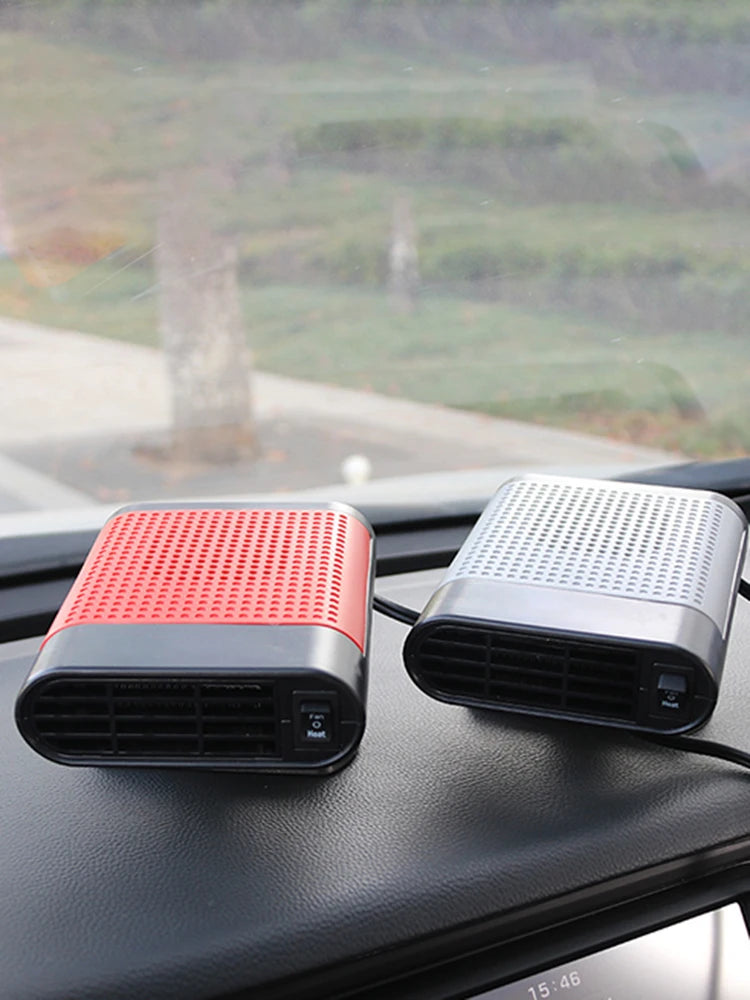 12/24V Windscreen Defroster Demister 360 Rotating Heater Fan Combo Auto Windshield Defroster Defogging Defrosting Heating Fan Zpaxo
