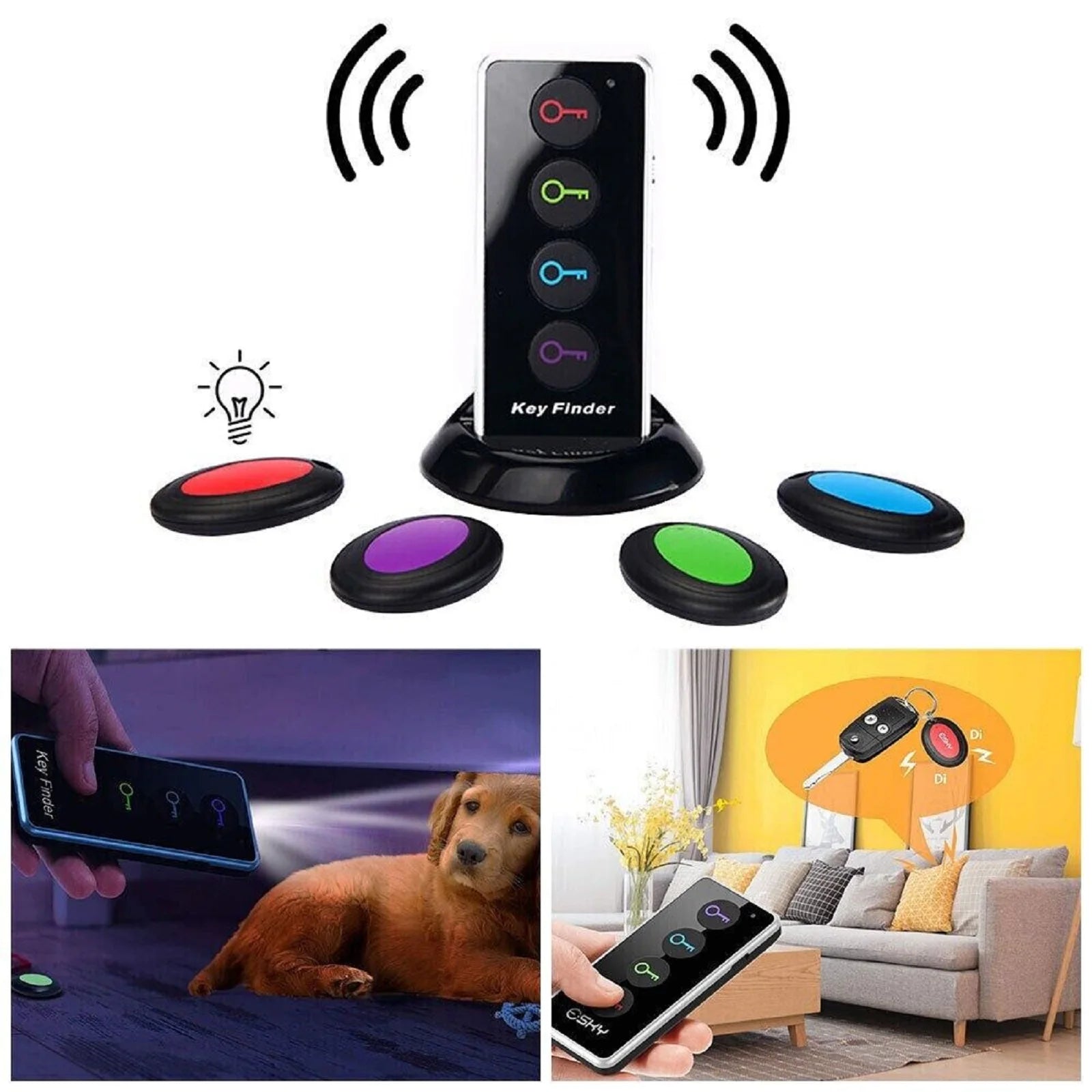 Wireless Key Finder RF Locator Pet Tracker Wallet Remote Control 1