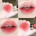 Water Light Mirror Lipstick Long-Wear Smudge-Proof Shine Hydrating Moisturizing Lipstick Smooth Texture Skin-Brightening Makeup Zpaxo 01