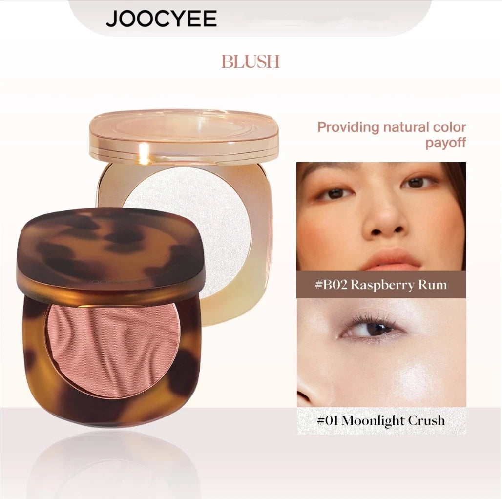 JOOCYEE BLUSHER HIGHLIGHTER Versatile Shades Long-lasting Zpaxo