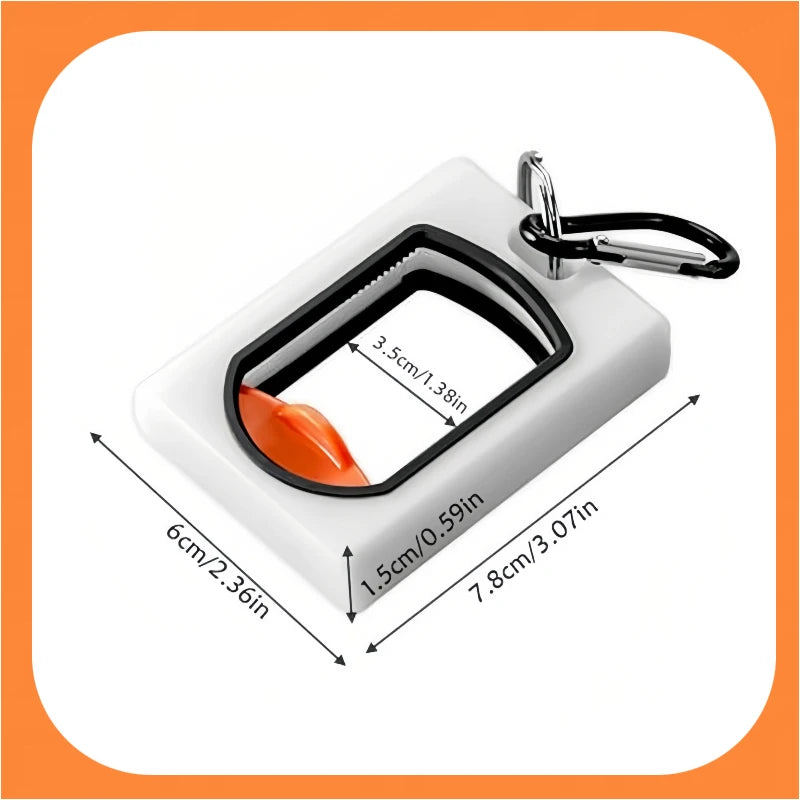 Round Square Fluorescent Cable Tie Organizer Cable Tie Holder Portable Cable Tie Storage Tool Electrical Wire Tie Organizer Zpaxo Square