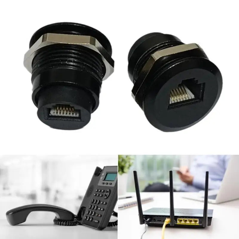 652F Industrial RJ12 6P6C Female Connectors Reinforced Design Harsh Zpaxo