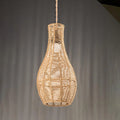 Paper Rope Lampshade Boho Rustic Pendant Lamp Shade Woven Kitchen Zpaxo Default Title
