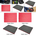 Tool Box Foam Universal 15.75x11.81inch Shadow Insert Cushion Liner Sheet for Jewelry Drawer Transporting Game Boxes Crafts Zpaxo black red 5CM