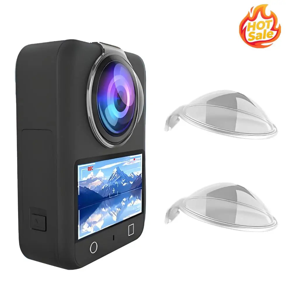 For DJI Osmo 360 Action Camera Lens Guard Anti-Collision Camera PC Lens Guard Seamless Plastic Lens Cover Camera Accessories Zpaxo