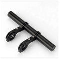 Bike Handlebar Extender Mount 20CM Aluminum Alloy Extension Frame Multifunctional Cycling Headlight Bracket Lamp Holder Riding Zpaxo 20CM Black