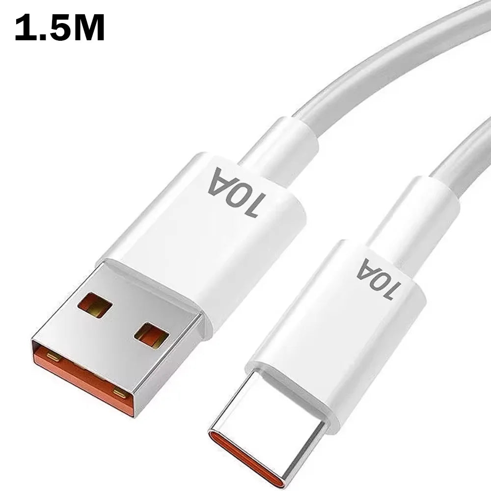 120W 4-Port GaN Fast Wall Charger – USB-C & USB-A USB Wall Charger Zpaxo 1.5m Type C Cable