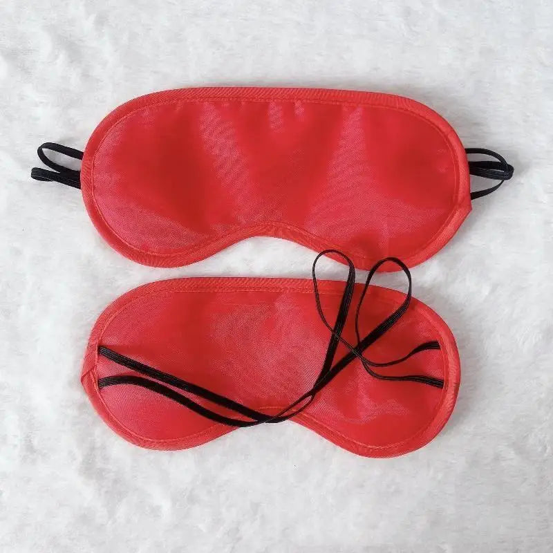 Multicolor Silky Sleep Eye Mask Light Blocking Soft Elastic Strap Zpaxo one size K