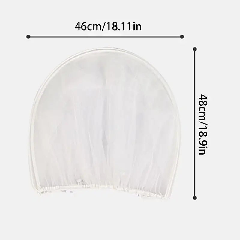 Baby Net Baby Crib Net Two-Way Zippers Foldable Protection Barrier Sun Shade For Playpen Bed Camping Play Jogging Toddler Zpaxo