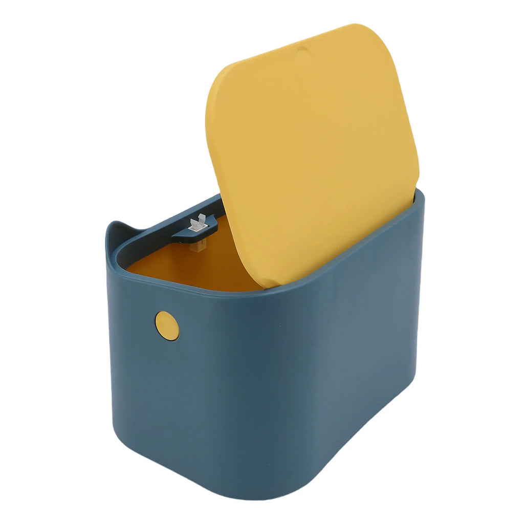 Cat Litter Trash Can Cat Litter Disposal Bin with Press Type Lid Multifunctional Cat Poop Garbage Container Bin for Home Zpaxo