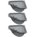 Magnetic Corner Sink Drain Basket – No-Drill Food Strainer Sink Drain Basket Zpaxo 3PCS