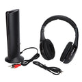 1 Wireless Headphones Hifi Deep Bass FM Radio Over Ear Monitoring TV