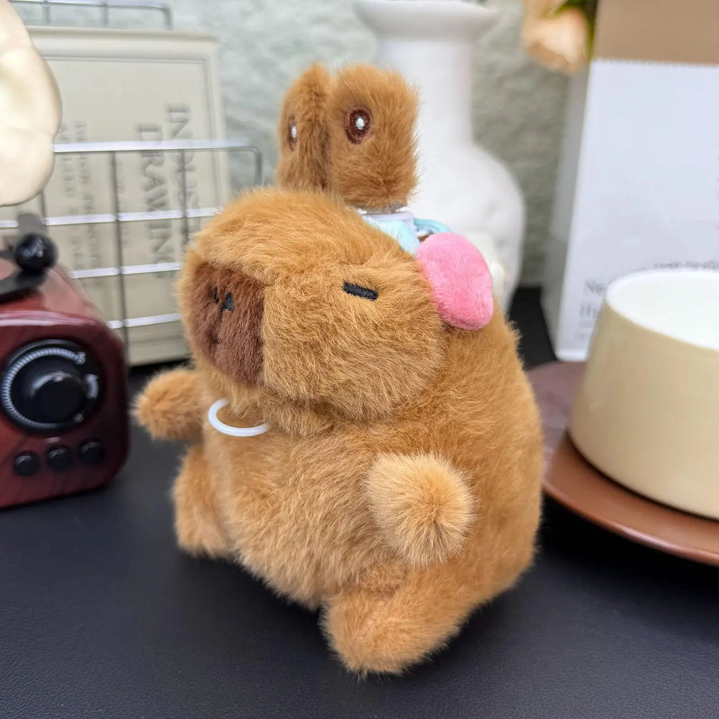 Purse Charm Cute Compact Capybara Keyring Plush Capybara Keyring Backpack Pendant For Men Women Boys Girls Youth Teens Husband Zpaxo