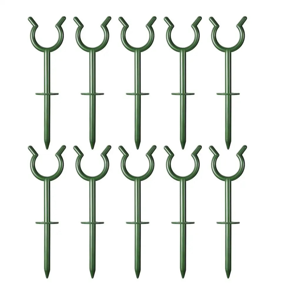 Hose Guide Hose Holder Spike for Lawn and Plant Saver 10 Pieces Plant Protection Irrigation Watering Holder Bracket for Yard Zpaxo China Mainland 10pc