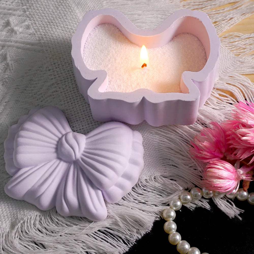 Bowknot Storage Box Silicone Mold – Resin, Concrete & Candle DIY
