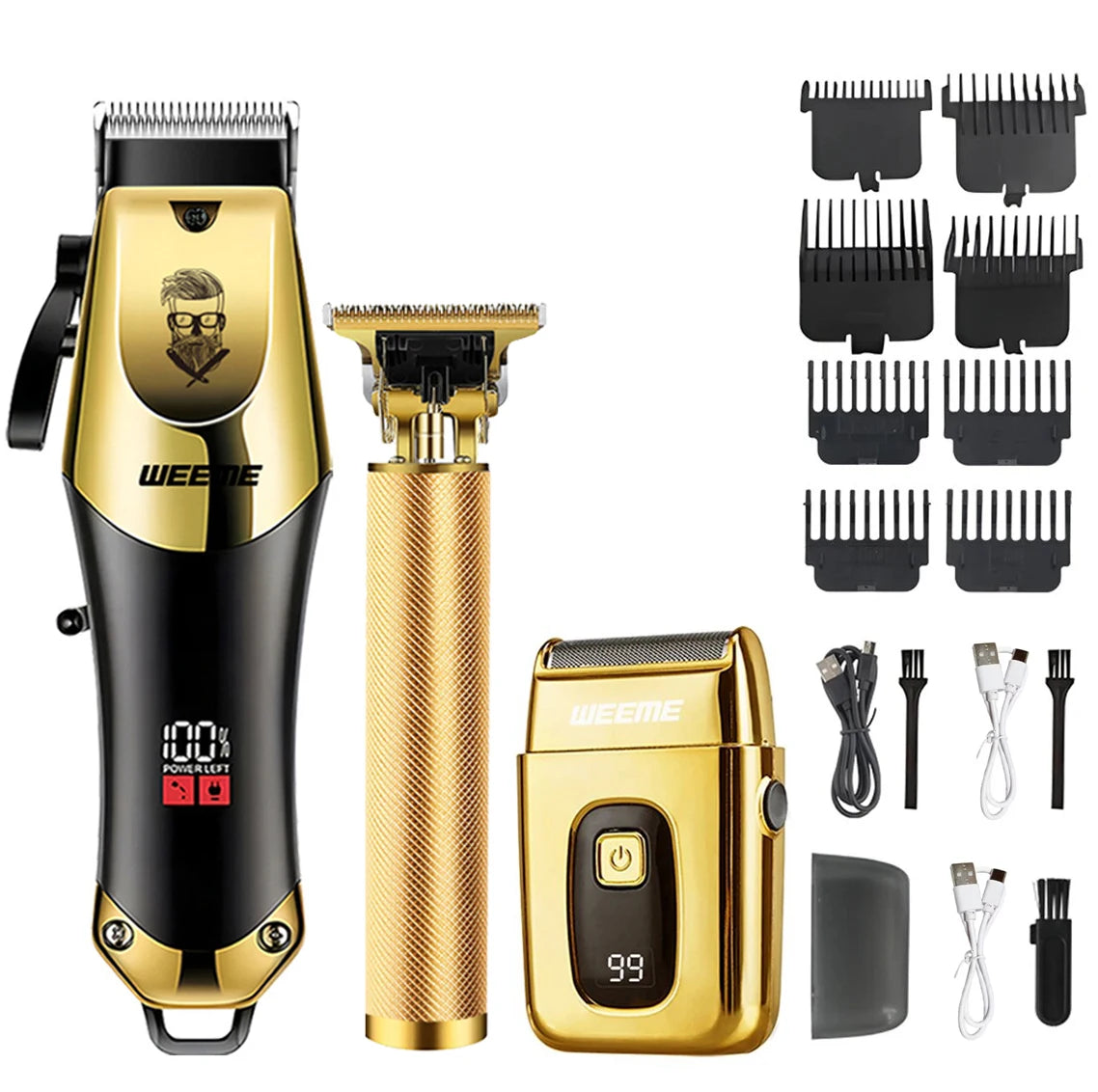 2026 New Arrival！Rechargeable Hair Cutting Machine Hair Trimmer Kit/T9 Vintage Mens Electric Hair Clipper Trimmer Boyfriend Gift Zpaxo 810-JW-TJS