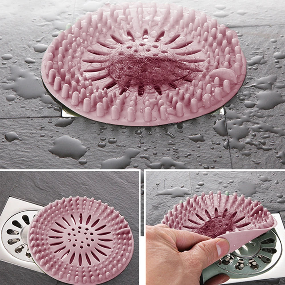 1PC Bathroom Hair Sink Sewer Filter Floor Drain Strainer Hair Stopper Shower Drain Cover Kitchen Sink Anti-blocking Zpaxo