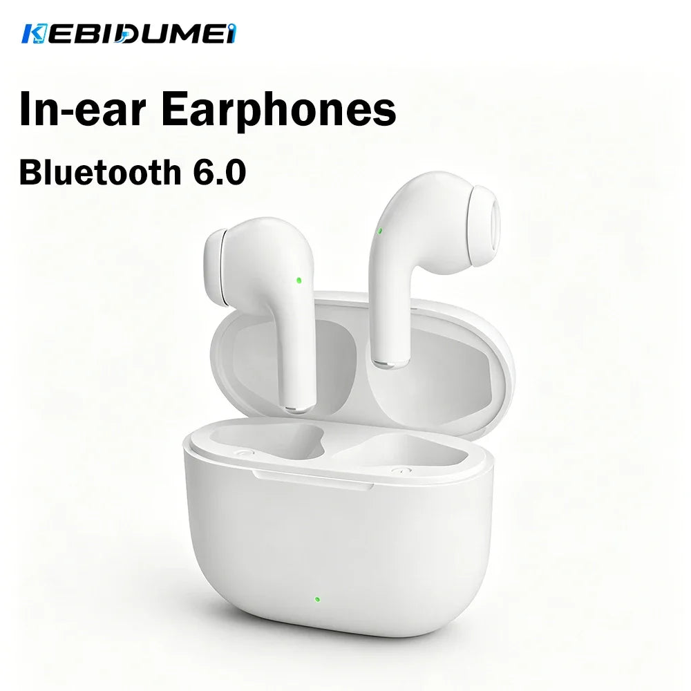 KEBIDUMEI Bluetooth 6 0 Earphones Ear Wireless Headphones Hifi Stereo