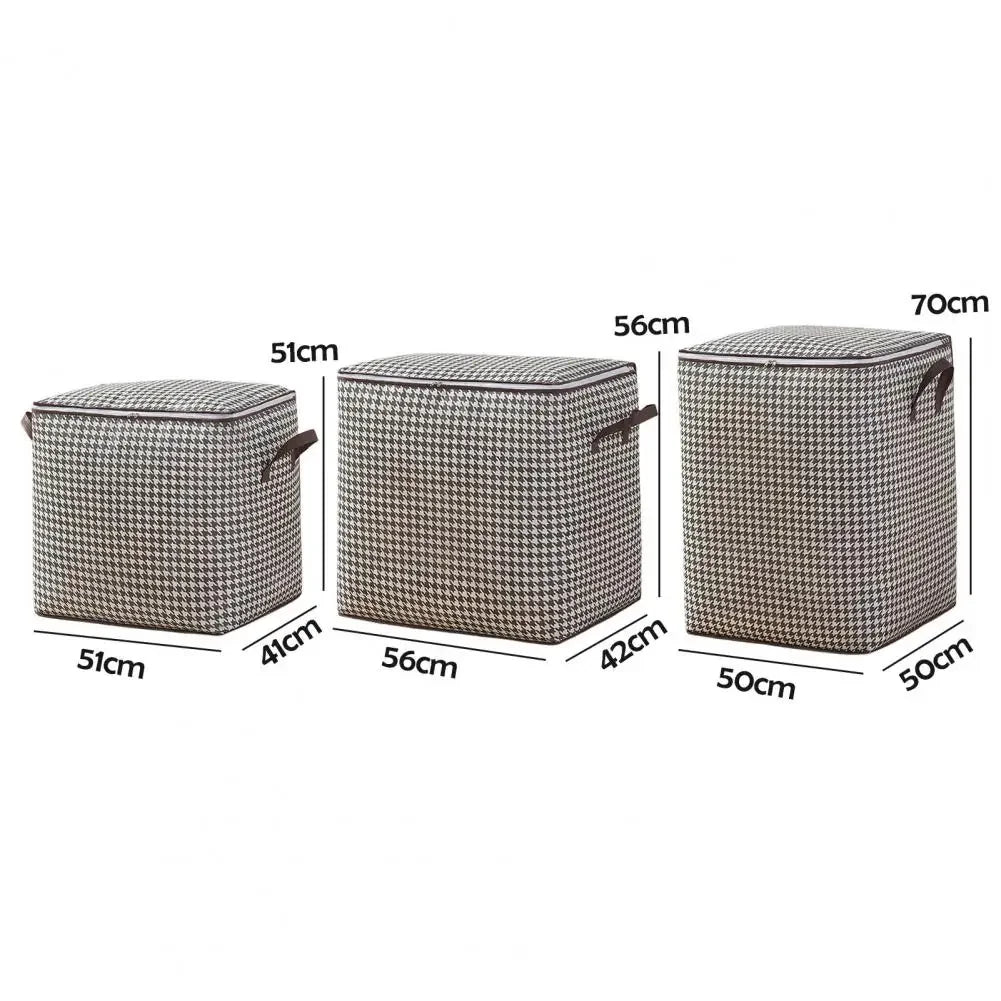 Storage Pouch Durable Zippered Storage Bags with Reinforced Moisture-proof drawers for clothes folding bag hangingbig bags Zpaxo