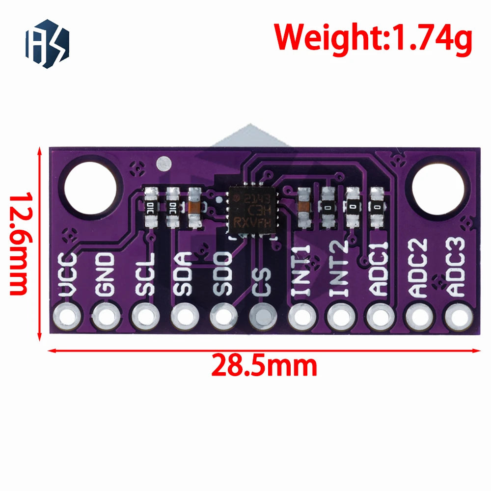 LIS3DSH LIS3DH high-resolution three-axis accelerometer triaxial accelerometer module for arduino Zpaxo
