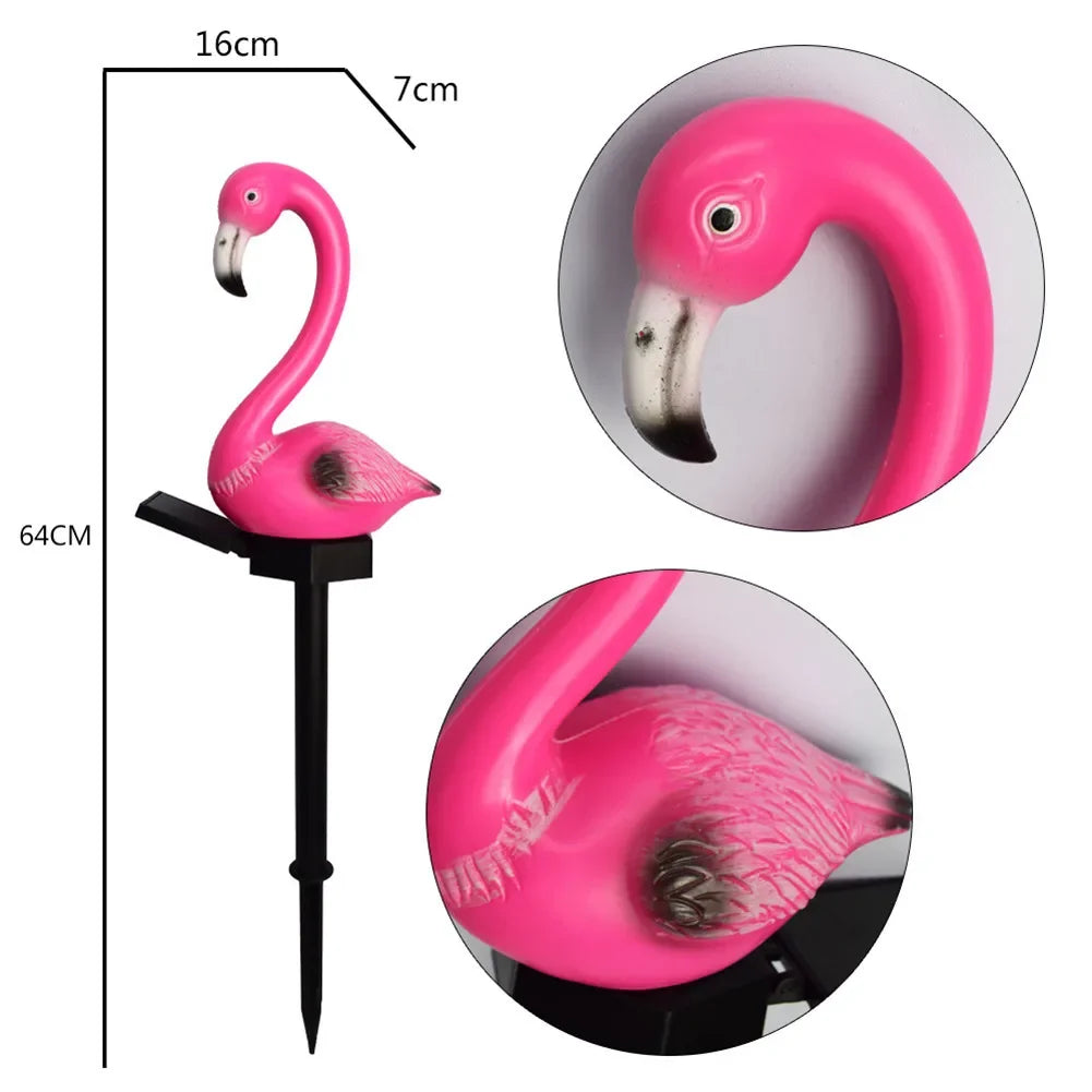 Solar LED Lights Outdoor Garden Landscape Flamingo Lawn Lamp Zpaxo
