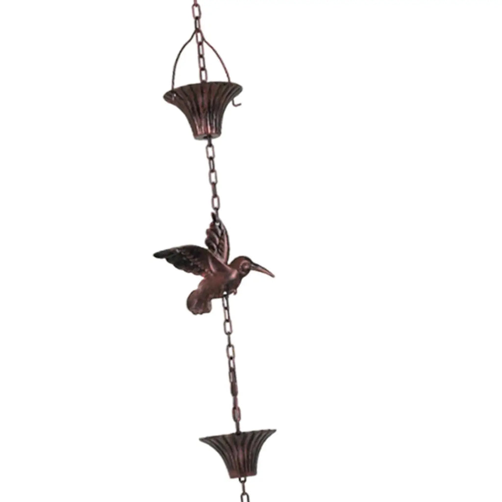 Rain Chain Decor Functional Simple Suspension Mounting Metal Hanging Zpaxo