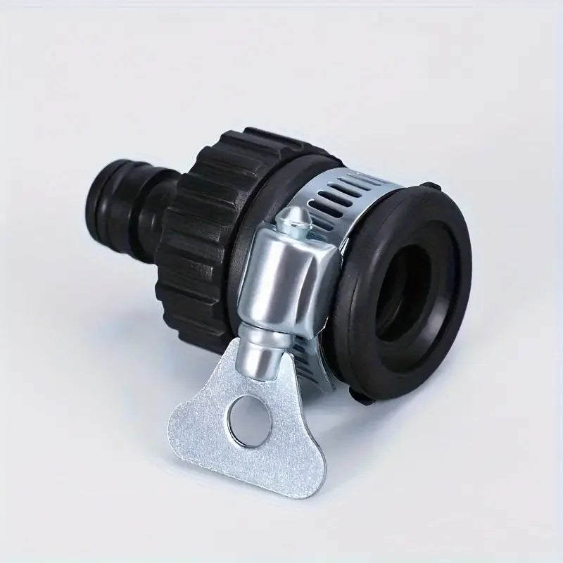 Universal High-Pressure Hose Connector with Built-in Water Filter - Fits EU/US Threads, Leak-Proof for Car Wash Guns & Garden Wa Zpaxo 1pc