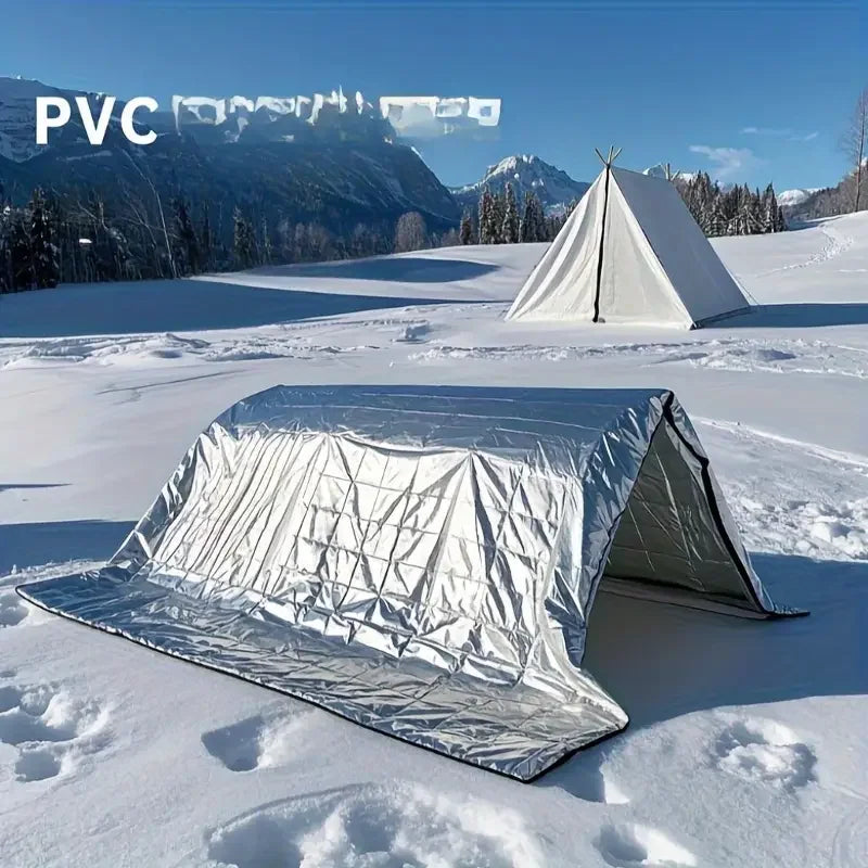 Emergency Survival Blankets - 157x210cm Heavy Duty Thermal Insulation for Camping, Hiking & Survival Zpaxo