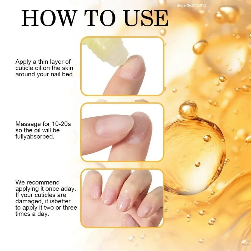 6 Smells Rolling Nail Nutrition Oil Pen Treatment Repair Prevent