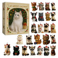 Cat Advent Calendar 2025 Christmas Countdown 24 Days 2D Acrylic