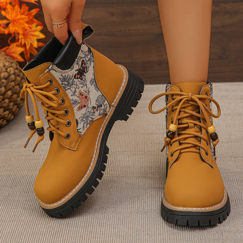 Women Ankle Boots 2025 New Luxury Brands Classic Boots High Top Motorcycle Shoes Designer Casual Women Shoes Zapatos De Mujer Zpaxo