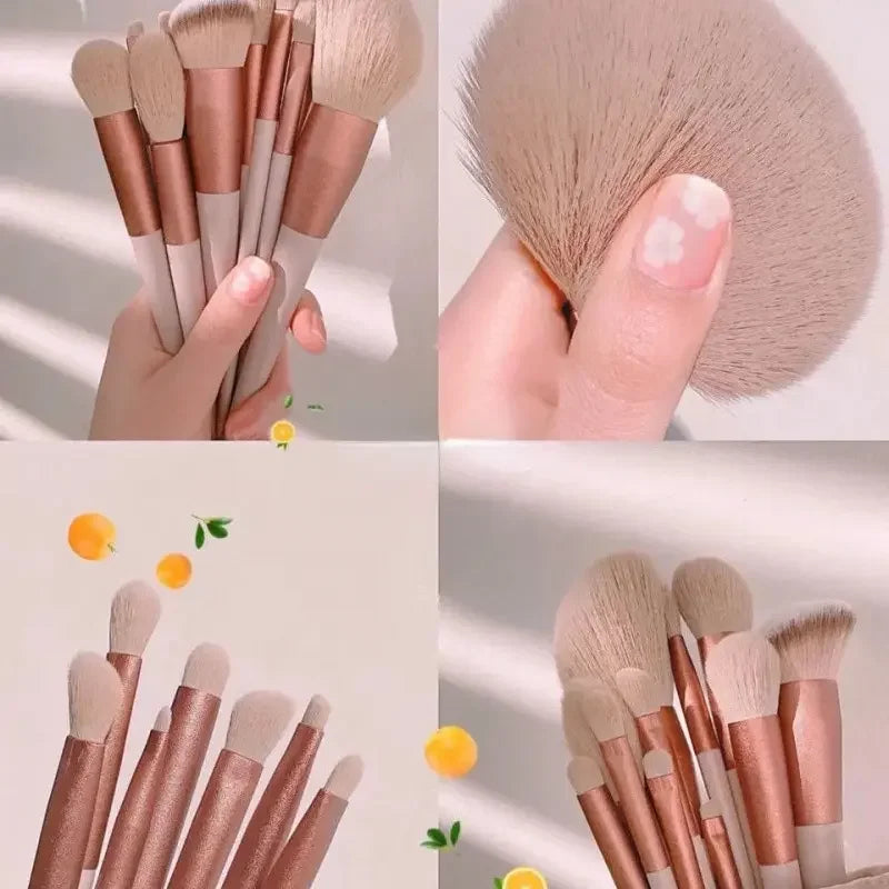 Lot Makeup Brushes Eye Shadow Foundation Women Cosmetic Powder Blush